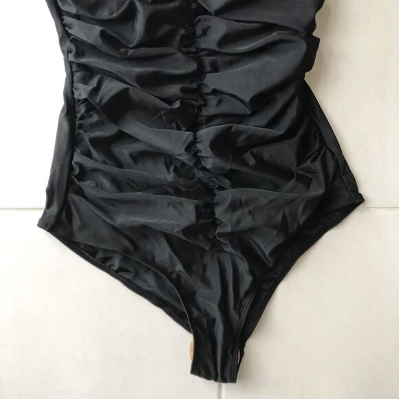 Rosa Secret One Piece Swimsuit Ruched Swimwear - Picture 4 of 8